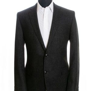 Hugo Boss Grey Striped TheSmith Blazer 44R